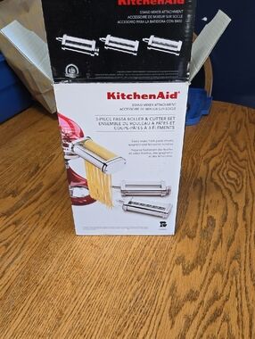 KitchenAid Chrome Pasta Cutter Attachments